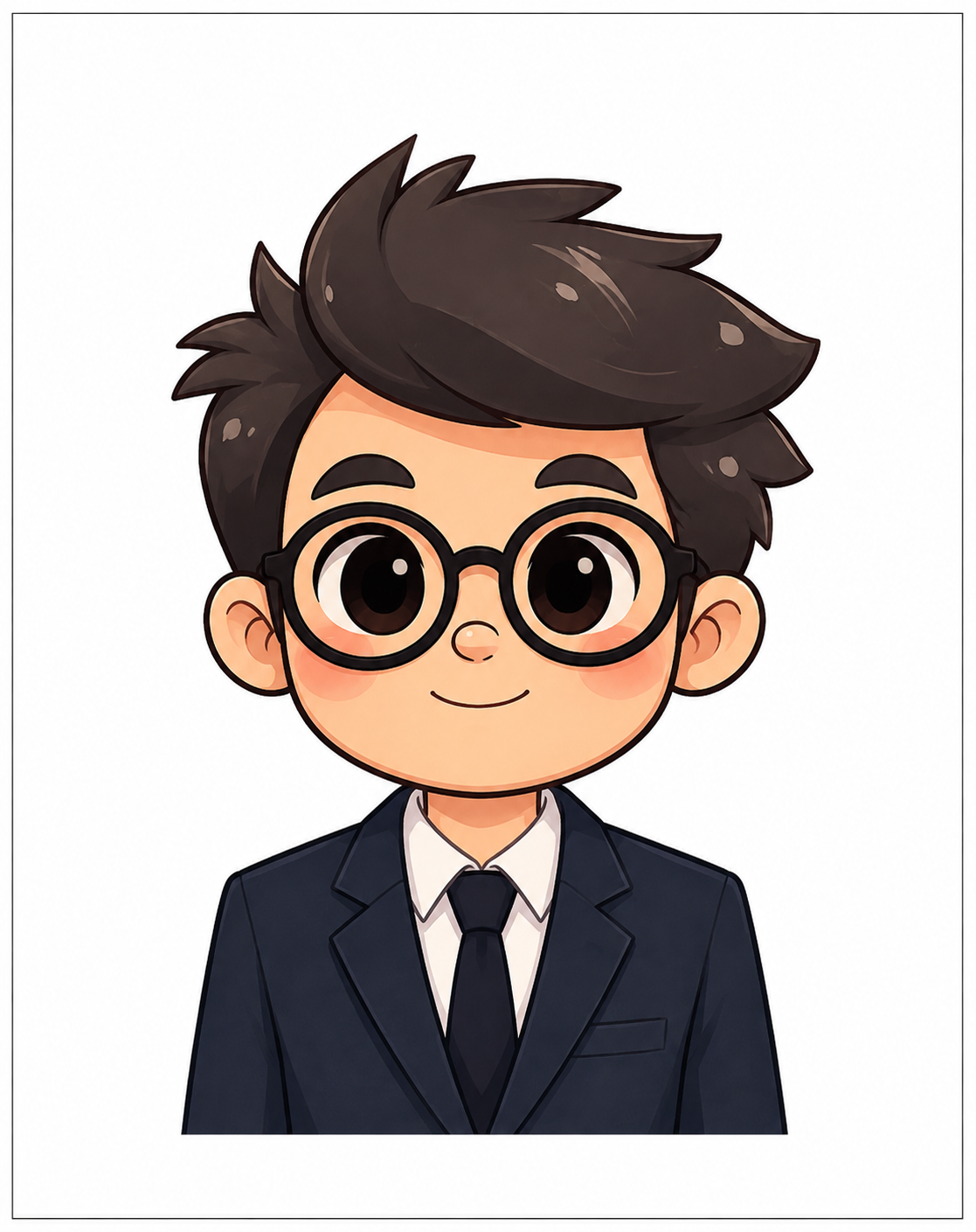 Boy Passport Photo